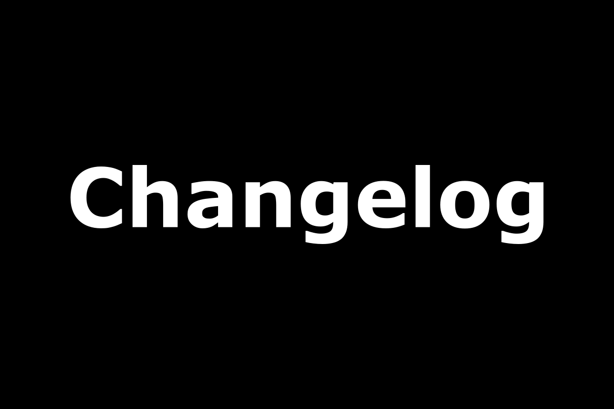 Image showing Changelog April 2021
